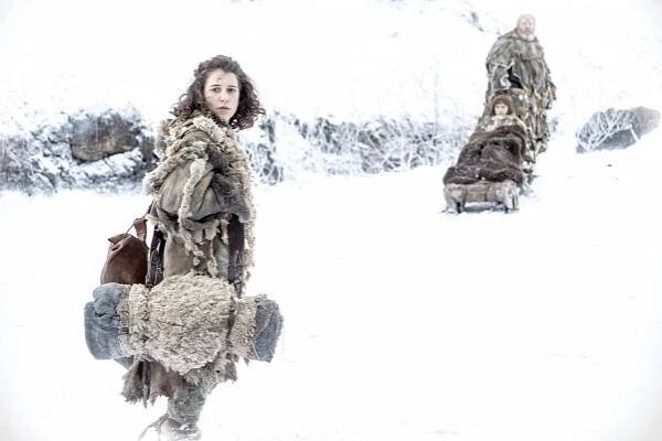 Hra o trůny - Děti - Z filmu - Ellie Kendrick, Isaac Hempstead-Wright, Kristian Nairn