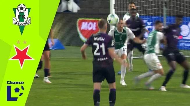 Chance Liga Highlights: FK Jablonec vs. SK Slavia Praha 1:1 (5. kolo)
