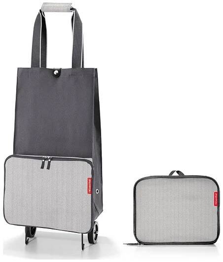 Reisenthel Foldabletrolley Herringbone grey