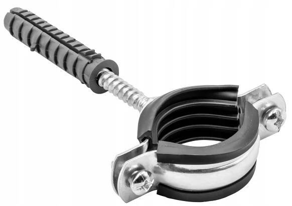 OBJÍMKA KOVOVÁ OCELOVÁ RUKOJEŤ S GUMOU PRO TRUBKY 3/4" 25-29mm PEVNÁ SILNÁ Druh ostatní