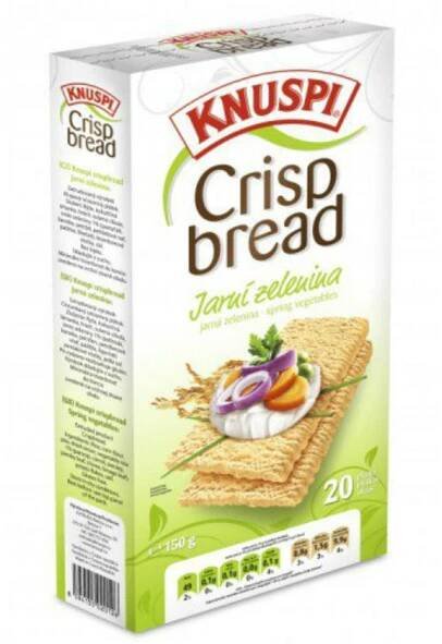 KNUSPI Crispbread jarní zelenina 150 g