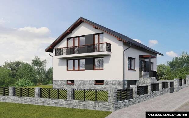 Návrh a vizualizace fasády | Vizualizace-3d.cz