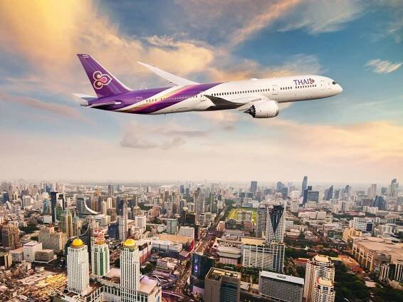 Boeing 787 Dreamliner v barvách Thai Airways. Zdroj: Boeing