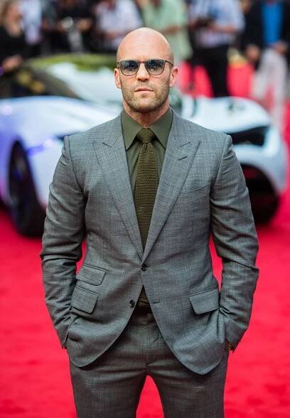 Jason Statham's Tailoring Is A Reminder How Bald Men Can Look Stylish