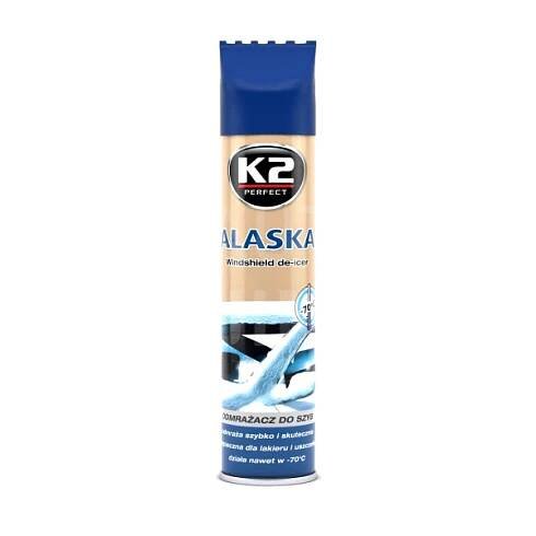 K2 ALASKA FOX 300 ml rozmrazovač skel se škrabkou