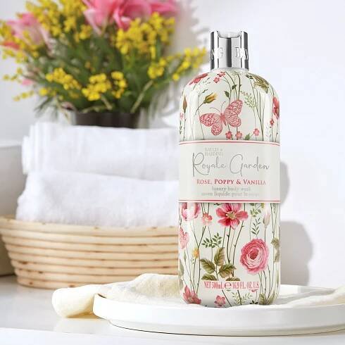 BAYLIS & HARDING Royale Garden Rose, Poppy & Vanilla 500 ml