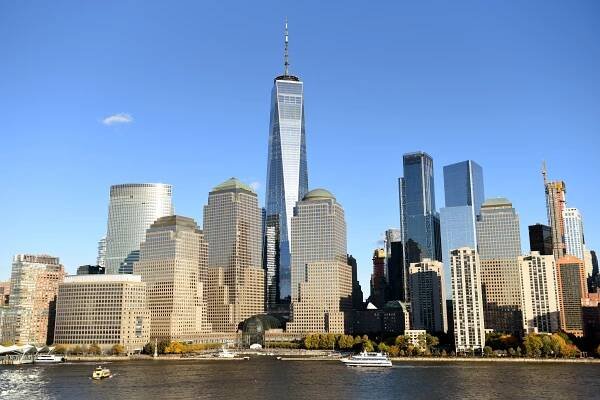 A general view of the Lower Manhattan skyline.