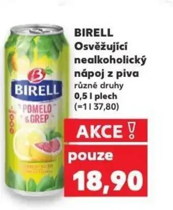 Kaufland BIRELL Osvěžující nealkoholický nápoj z piva nabídka