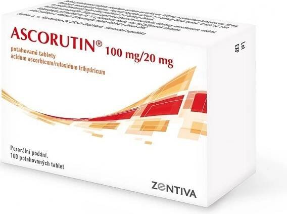 ASCORUTIN POR 100MG/20MG TBL FLM 100(4X25)