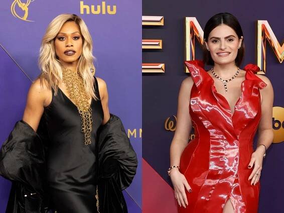 Laverne Cox and ‘Baby Reindeer’ Star Nava Mau Cried Together on the Emmys 2024 Red Carpet