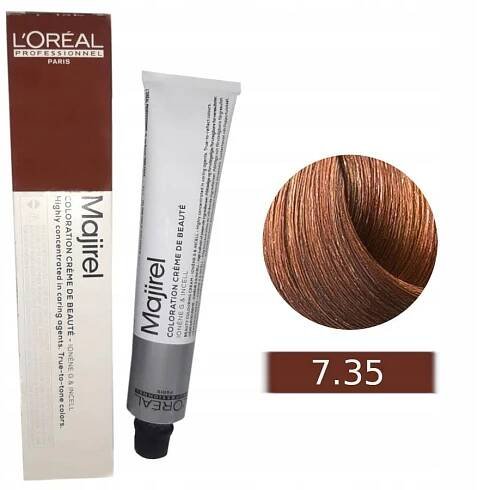 LOREAL MAJIREL 7.35 BARVA V KRÉMU NA VLASY PERMANENTNÍ BARVENÍ 50 ML Kód výrobce 3474636531912
