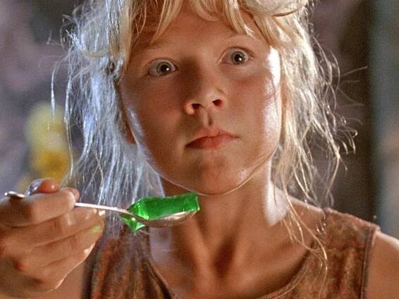 Jurassic Park fans feel ancient as child star Ariana Richards recreates green jelly scene aged 43