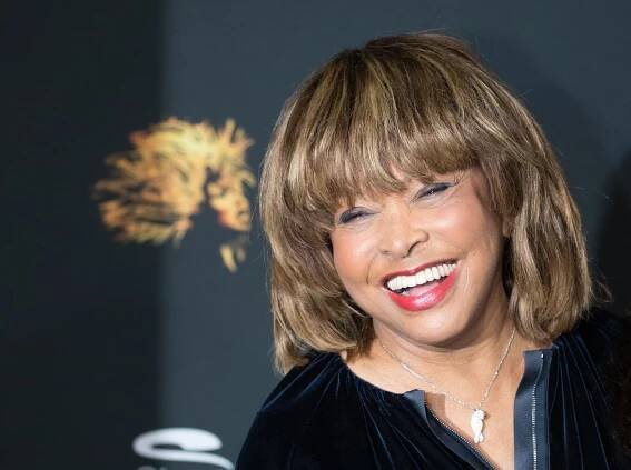 Tina Turner on the red carpet in 2018.