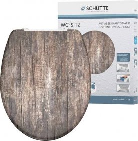 Eisl WC sedátko Old Wood duroplast s automatickým sklápěním a rychloupínáním koupit v OBI