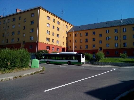 Fotografie - Havířov, Šumbark, Obránců míru zastávka MHD - 08.08.2020