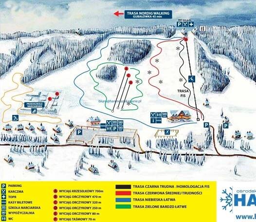 Zakopane - Harenda Trail Map | OnTheSnow