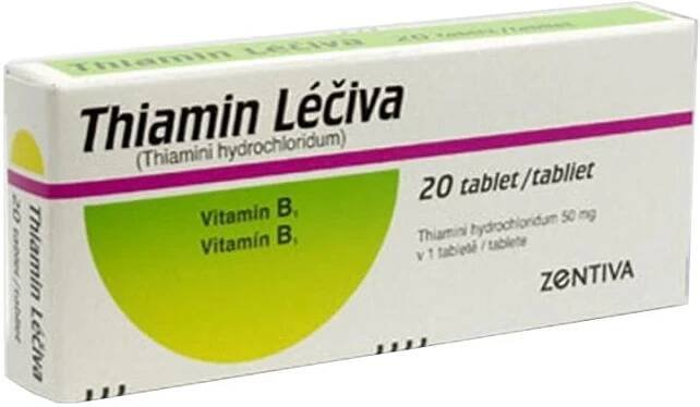 Thiamin Léčiva 50mg 20 tablet