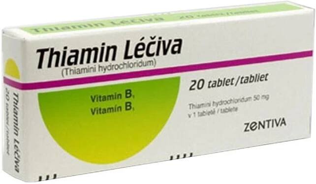 Thiamin Léčiva 50mg 20 tablet