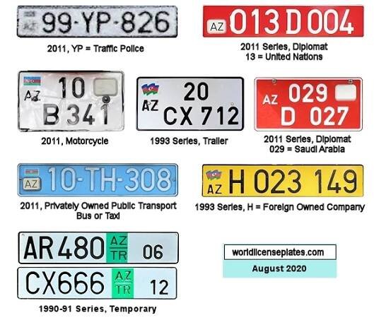 Vehicle registration plates of Azerbaijan - Wikipedia