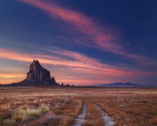 Shiprock, Nové Mexiko, Usa — Stock obrázek
