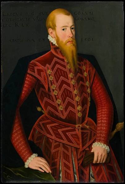 Erik XIV king of Sweden (1533-1577)