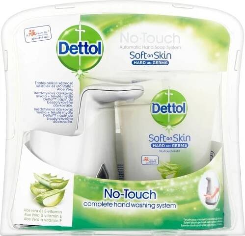 Dettol bezdotykový dávkovač mýdla 250 ml Aloe Vera