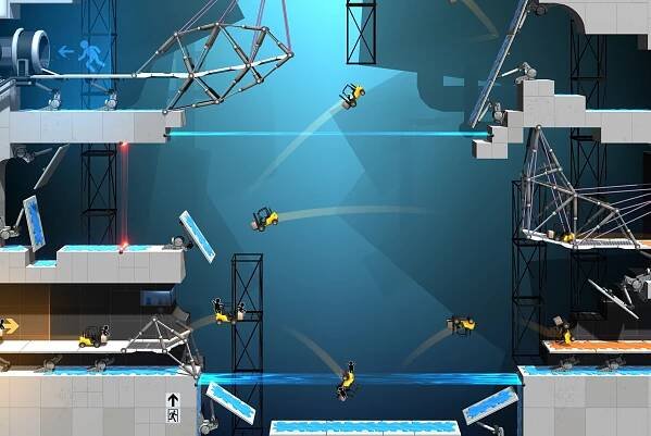 Bridge Constructor meets Portal in Bridge Constructor Portal