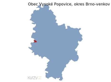 Vysoké Popovice v okrese Brno-venkov