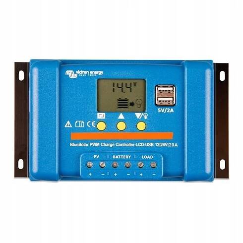 Regulátor nabíjení Victron Energy BlueSolar PWM-LCD&USB 12/24V 30A