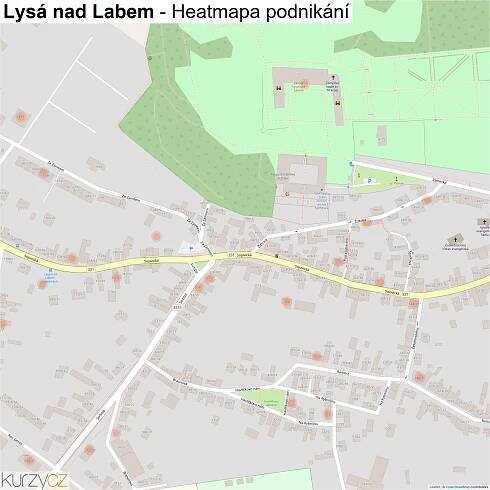 Lysá nad Labem - mapy | Kurzy.cz