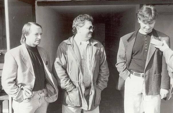 Přemysl Bičovský, František Hrdlička a Petr Frydrych (1994)
