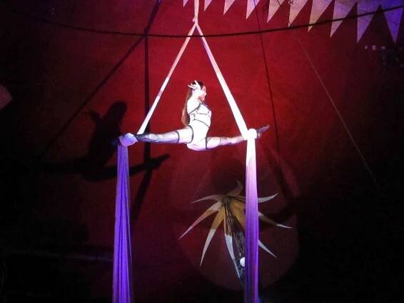 Ohana horor cirkus v Českých Budějovicích v roce 2023.