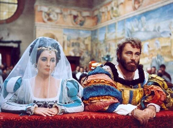 Zkrocení zlé ženy - Z filmu - Elizabeth Taylor, Richard Burton