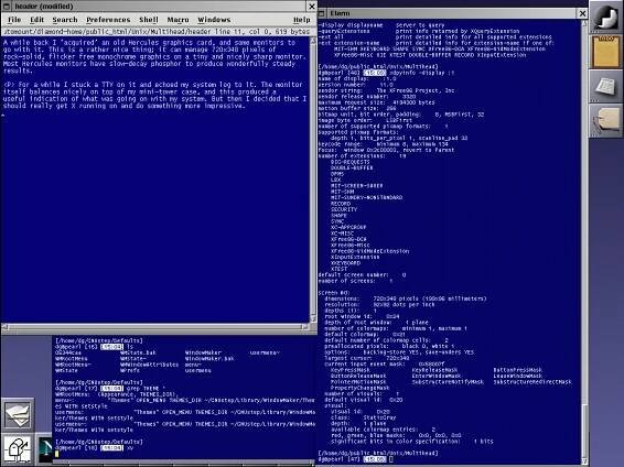 How to set up a Hercules Graphics card under Linux and still stay reasonably sane