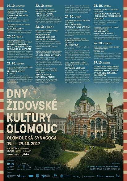 Židovská obec Olomouc » Blog Archive » Dny židovské kultury Olomouc 2017
