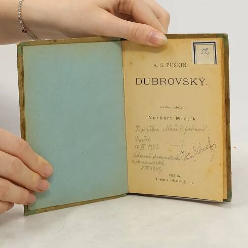 Dubrovský - Alexandr Sergejevič Puškin, Norbert Mrštík - knihobot.cz