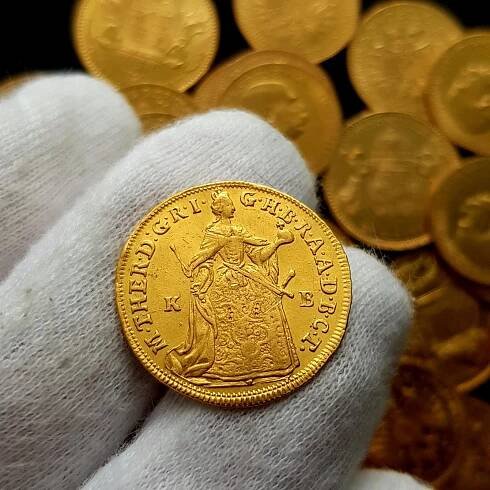 Zlatý Dukát Marie Terezie 1765 KB  - Numismatika