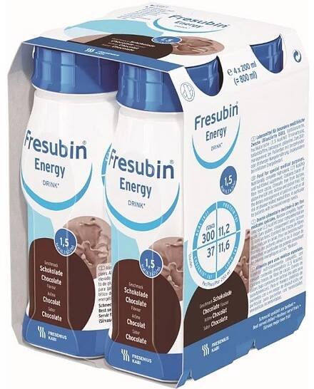 FRESUBIN Energy drink čokoláda 4 x 200ml