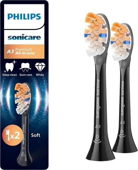 Philips Sonicare A3 Premium All-in-One HX9092/88 černá 2 ks