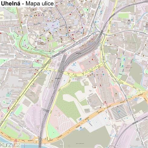 Uhelná - mapy | Kurzy.cz
