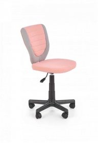 Dětská židle k psacímu stolu Hema1633, šedá/růžová HELCEL | Viame.cz
