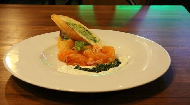 Předkrm - Gravlax z lososa