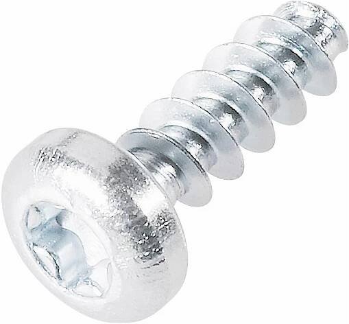 TOOLCRAFT 88200-2.5 šrouby do plastu 2.5 mm 8 mm T profil ocel pozinkované 100 ks