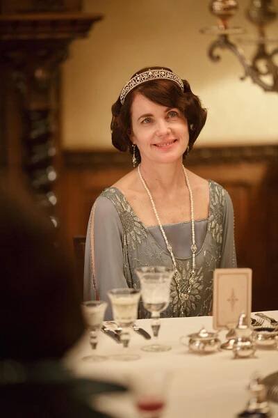 Elizabeth McGovern (as Cora, Countess of Grantham): Three embellished evening dresses Various Seasons, and Episodes 4 image 9 - © Carnival Film & Television Limited