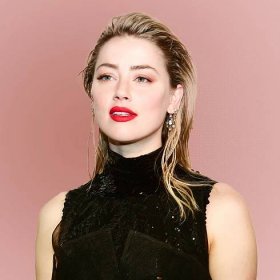 Amber Heard Is Fighting for Social Justice in Red Lipstick