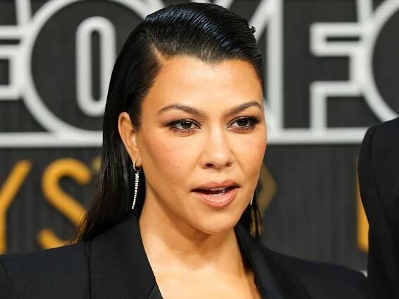 Kourtney Kardashian Found the Cutest Way to Wear Butter Yellow Nails