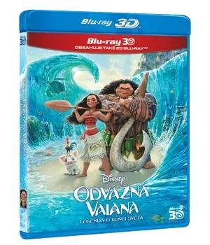 Blu-ray Odvážná Vaiana: Legenda o konci světa 3D + 2D (2017) 2 disky