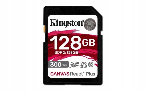 SD karta Kingston Canvas React Plus 128 GB