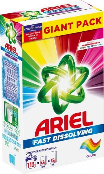 Ariel prací prášek Color 115 praní 6325 g