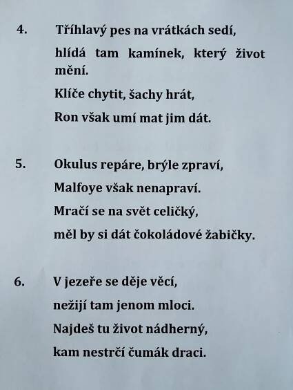 Týden Harryho Pottera | Základní škola Plešivec